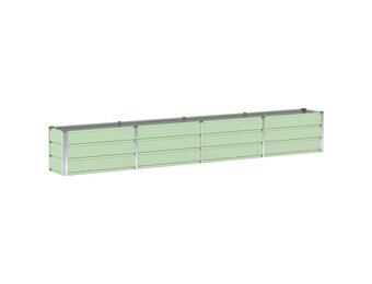 VidaXL Plantenbak Groen 320x40x45cm Staal - 34% Korting