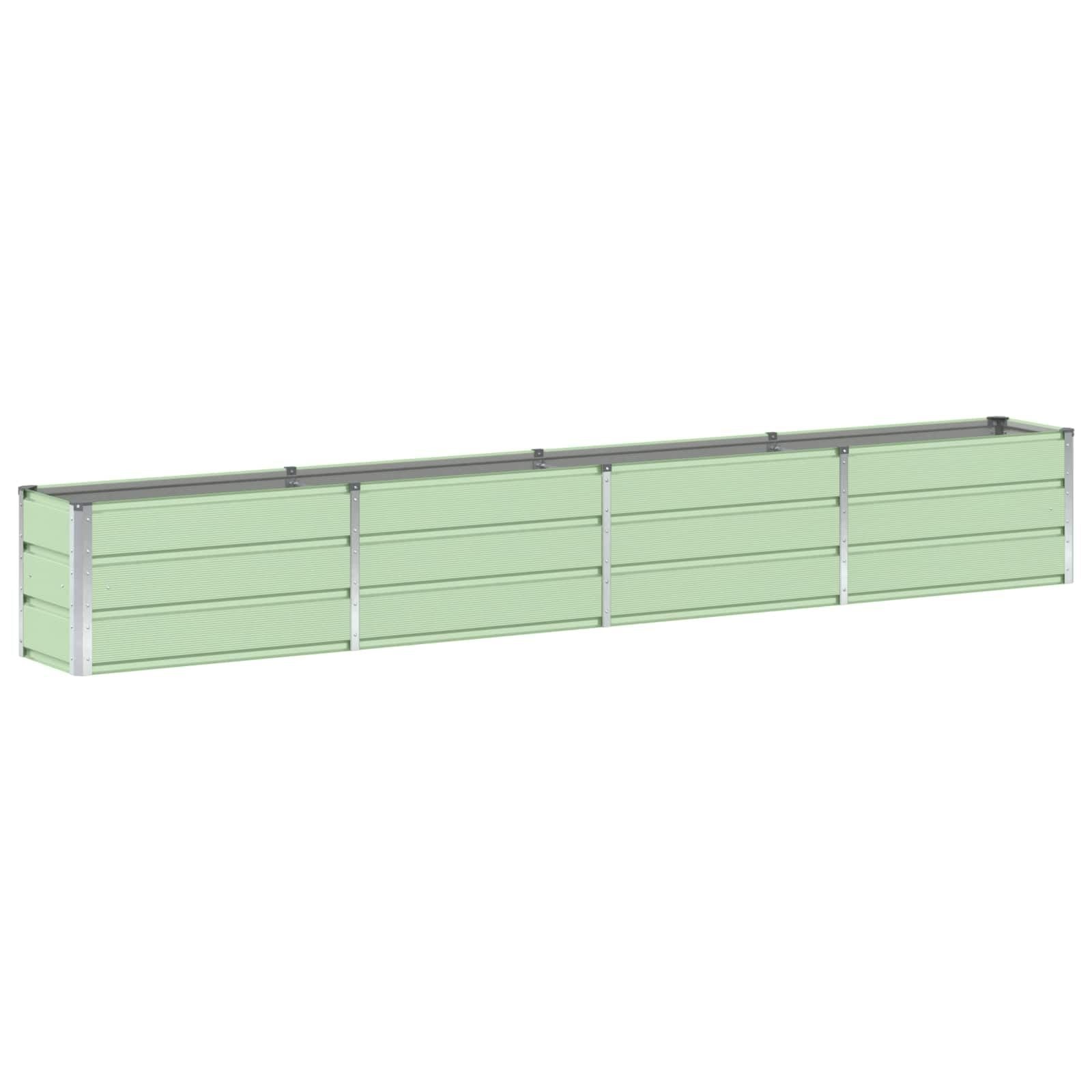 VidaXL Plantenbak Groen 320x40x45cm Staal - 34% Korting