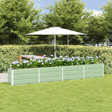 VidaXL Plantenbak Groen 320x40x45cm Staal - 34% Korting