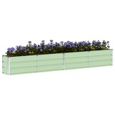 VidaXL Plantenbak Groen 320x40x45cm Staal - 34% Korting