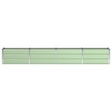 VidaXL Plantenbak Groen 320x40x45cm Staal - 34% Korting