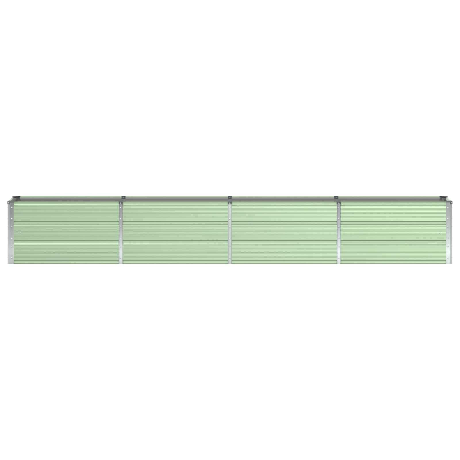 VidaXL Plantenbak Groen 320x40x45cm Staal - 34% Korting