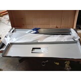 vidaXL Tuinschuur met verlengd dak 277x110,5x181 cm staal antraciet