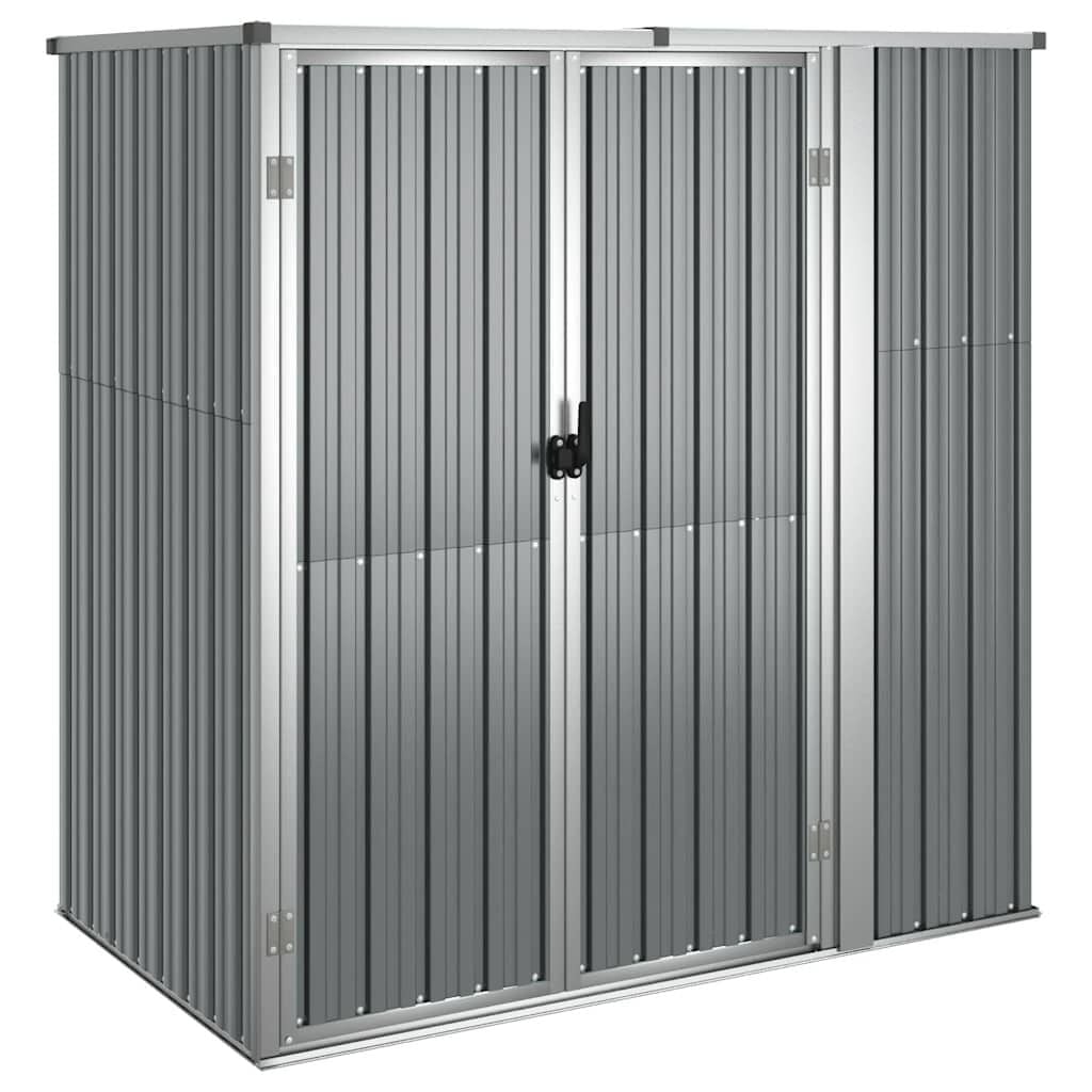 vidaXL Tuinschuur Staal Grijs 161x89x161 cm - 35% Korting!