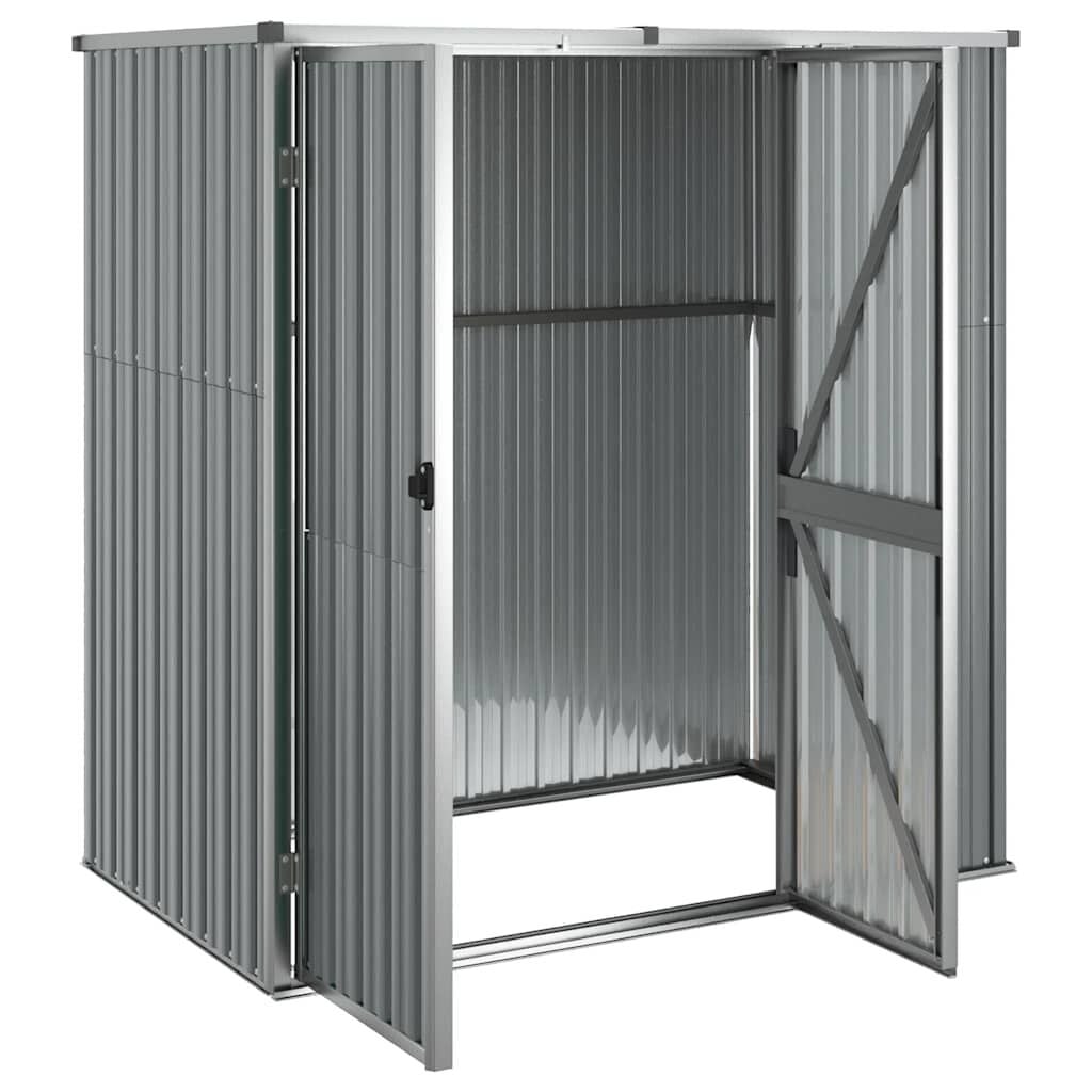 vidaXL Tuinschuur Staal Grijs 161x89x161 cm - 35% Korting!