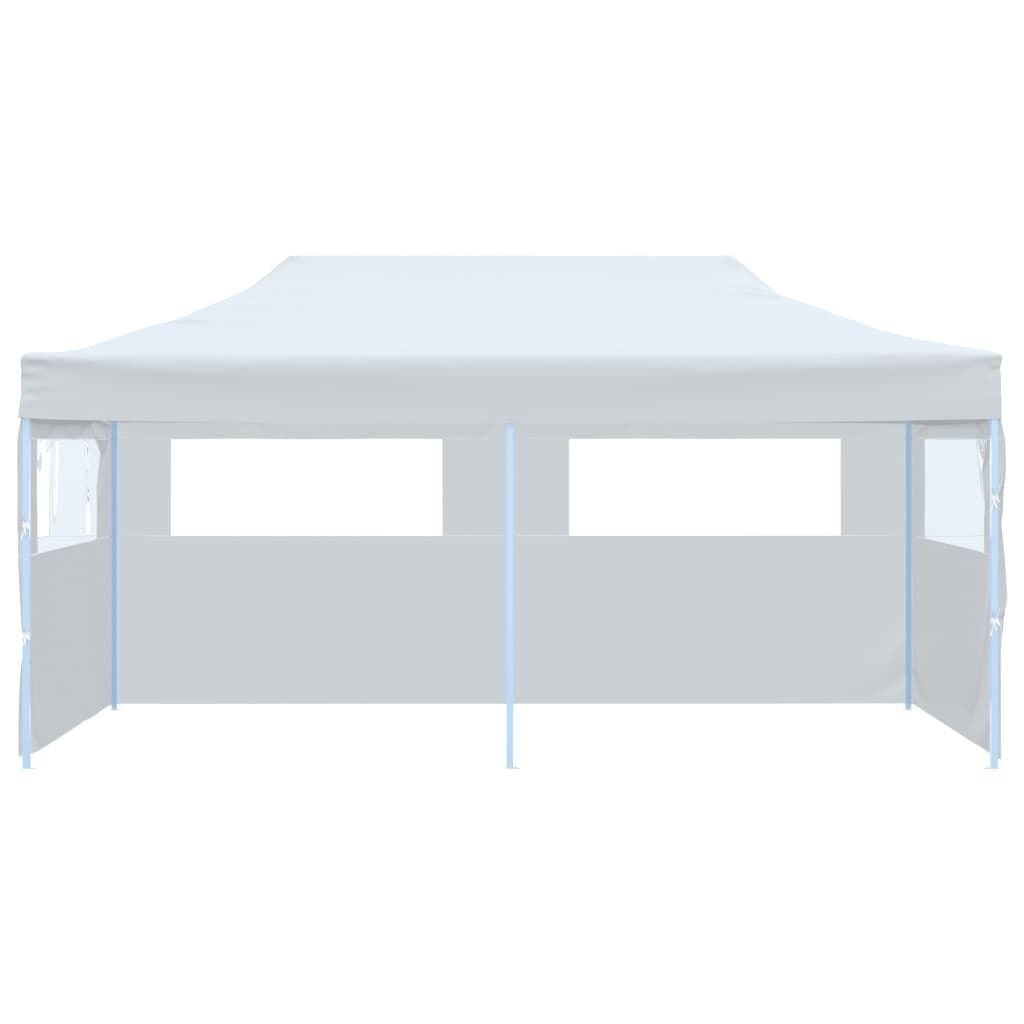 Pop-up Partytent 3x6m Staal Wit met Zijwanden - 54% Korting!