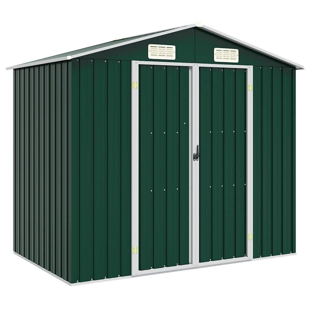 Groene Tuinschuur van Staal - 40% Korting!