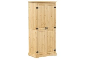 vidaXL Kledingkast Corona Grenenhout - 35% Korting