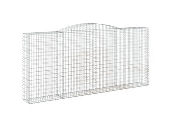 VidaXL Gewelfde Schanskorf 400x50 cm Gegalvaniseerd IJzer - 35% Korting
