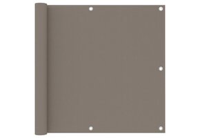 VidaXL Balkonscherm Taupe 90x500 cm - Privacy en Windbescherming - 32% Korting