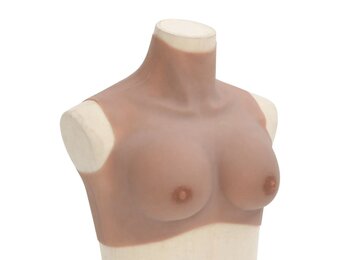 Borstprothese B-cup Silicone Tan - 34% Korting