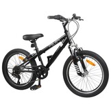 Mountainbike 24 Inch 6-Versnellingen Zwart - 35% Korting