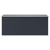 VidaXL Tuinschuur 257x392x181 cm Metaal Antraciet - 60% Korting