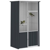 Gegalvaniseerde Vogelkooi 115x78x200 cm Antraciet - 35% Korting