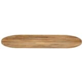 VidaXL Tafelblad Ovaal 90x40 cm Massief Mangohout - 33% Korting