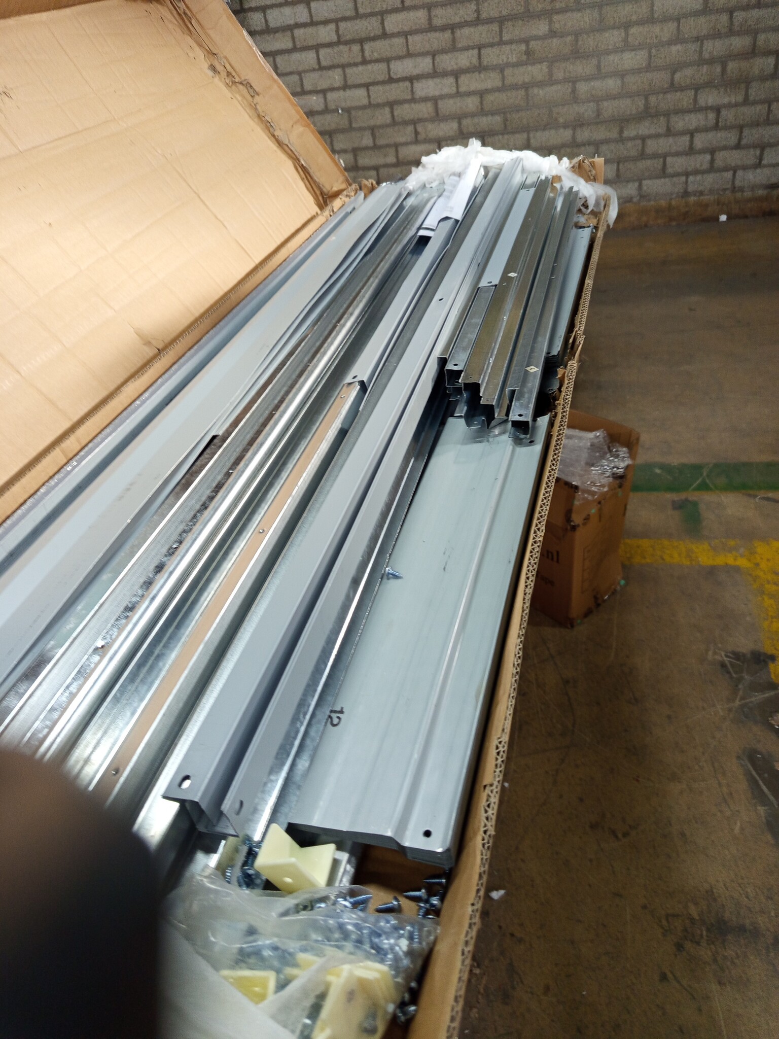 Gegalvaniseerde Stalen Houtopslag 330x92x153 cm Grijs - 54% Korting!
