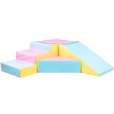 Schuimglijbaan 40cm Hoog - Pastel Kleuren - 24% Korting