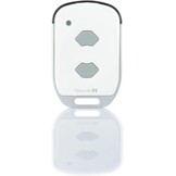 Marantec Digitale 572 handzender 868 MHz, kleine 2-kanaals draadloze afstandsbediening/garagedeuropener voor Marantec garagedeuraandrijvingen, wit