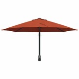 vidaXL Tuinparasol 248 x 248 x 148 cm Polyester en staal Terracotta