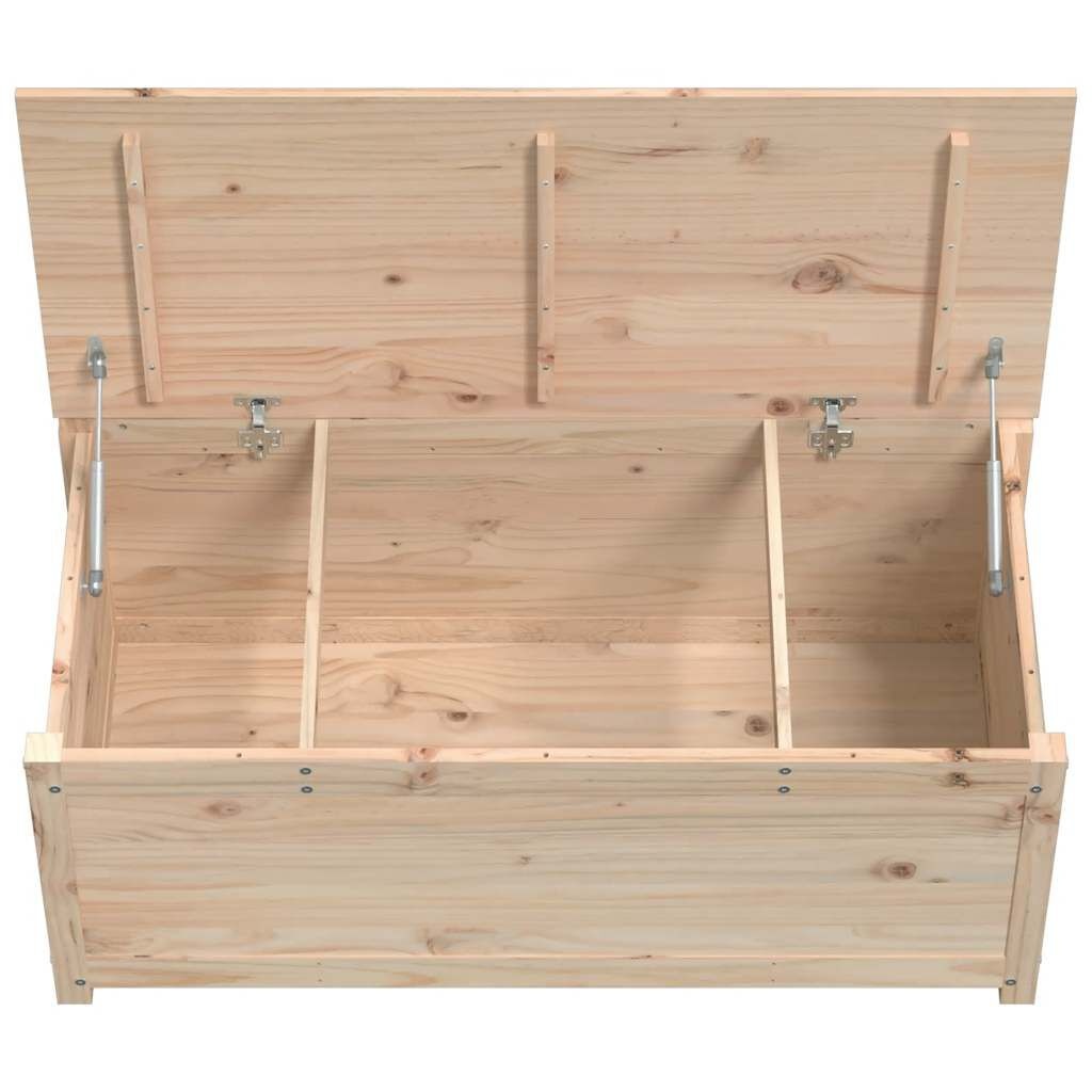 vidaXL Opbergbox 110x50x45,5 cm massief grenenhout