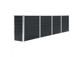 Verhoogde Plantenbak 320cm Antraciet Staal - 54% Korting