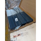 vidaXL Plantenbak verhoogd 320x40x77 cm gegalvaniseerd staal antraciet
