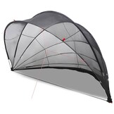 vidaXL Pooldome Zwart 592 x 590 x 275 cm 185T polyester met PU-coating