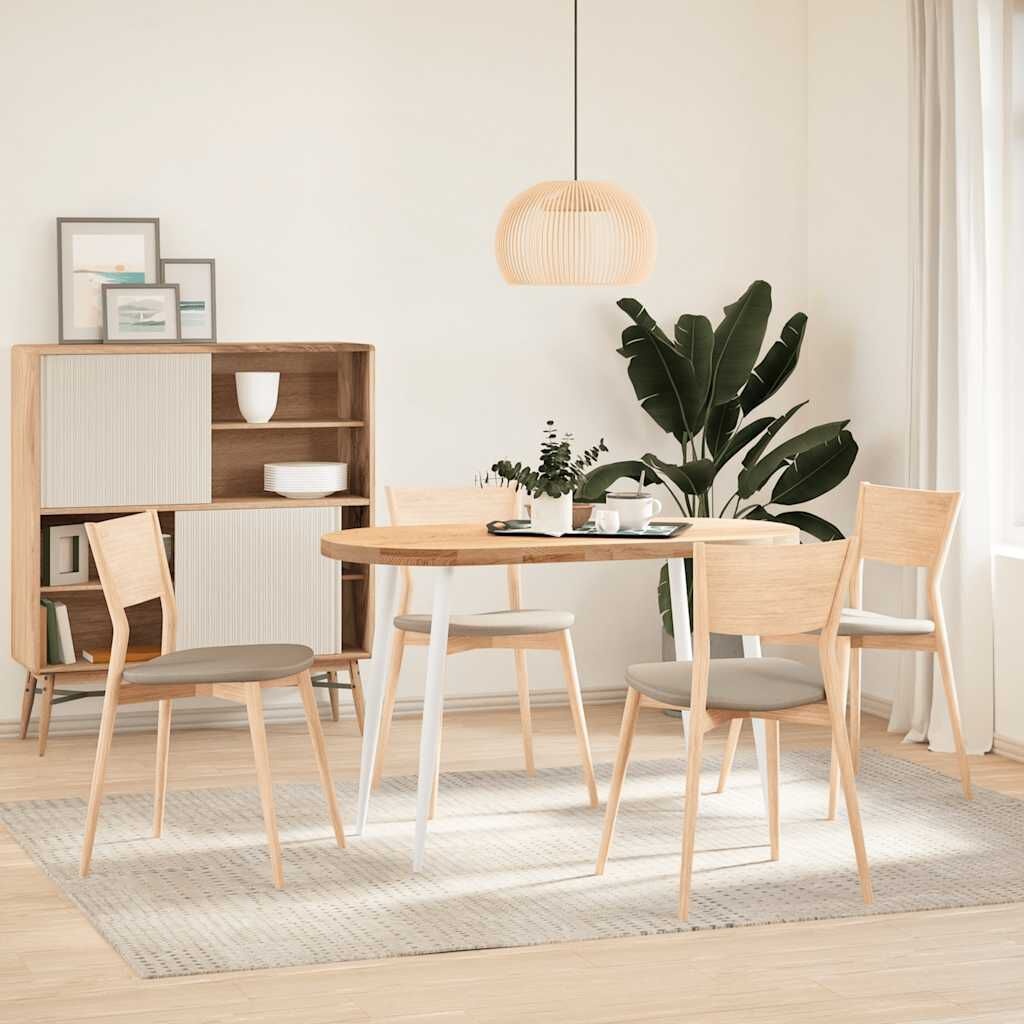 vidaXL Console tafelpoten conische vorm 4 st 72-73 cm staal wit