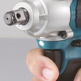 Makita DTW190Z slagmoersleutel, 190 Nm, 18 V, klein, blauw/zwart