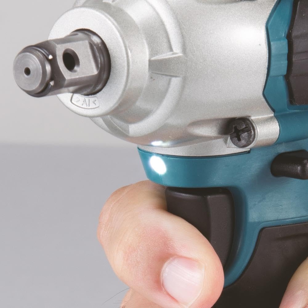 Makita DTW190Z slagmoersleutel, 190 Nm, 18 V, klein, blauw/zwart