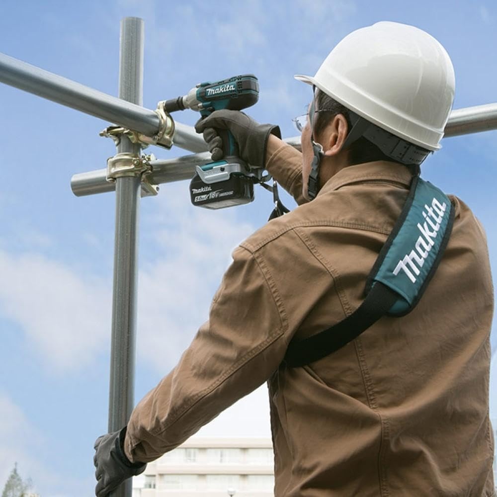 Makita DTW190Z slagmoersleutel, 190 Nm, 18 V, klein, blauw/zwart