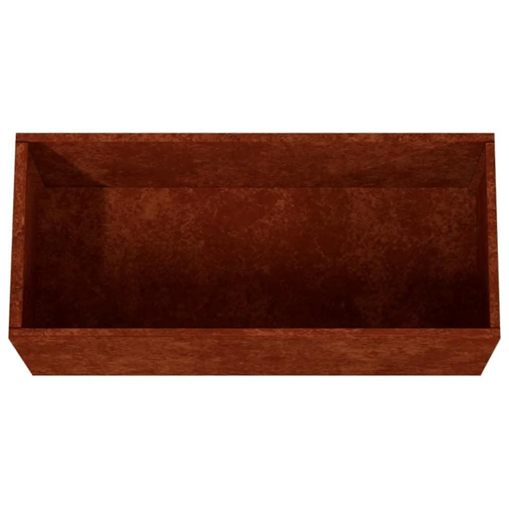 vidaXL Plantenbak 62x40x39 cm cortenstaal