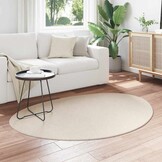 vidaXL Tapijt HUARTE Beige 120 x 170 cm Polyester