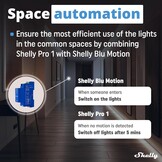 Shelly Pro 1 LAN, WLAN & Bluetooth 1-kanaals DIN-rail slimme schakelaar met droogcontact, Lichtschakelaar compatibel met Alexa & Google Home, iOS- en Android-app, Geen hub vereist