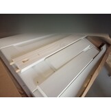 vidaXL Wastafelkast Wit 73 x 33 x 60 cm Massief grenenhout