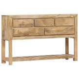 vidaXL Dressoir 120x30x75 cm massief mangohout