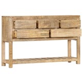 vidaXL Dressoir 120x30x75 cm massief mangohout