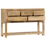 vidaXL Dressoir 120x30x75 cm massief mangohout