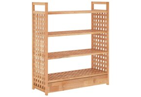 VidaXL Schoenenrek met Lade, Walnotenhout - 34% Korting