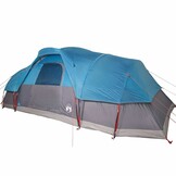 vidaXL Koepeltent voor gezin 11-persoons waterdicht blauw