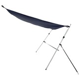 vidaXL Schaduwdoek T-top 170x170x(115-183) cm blauw