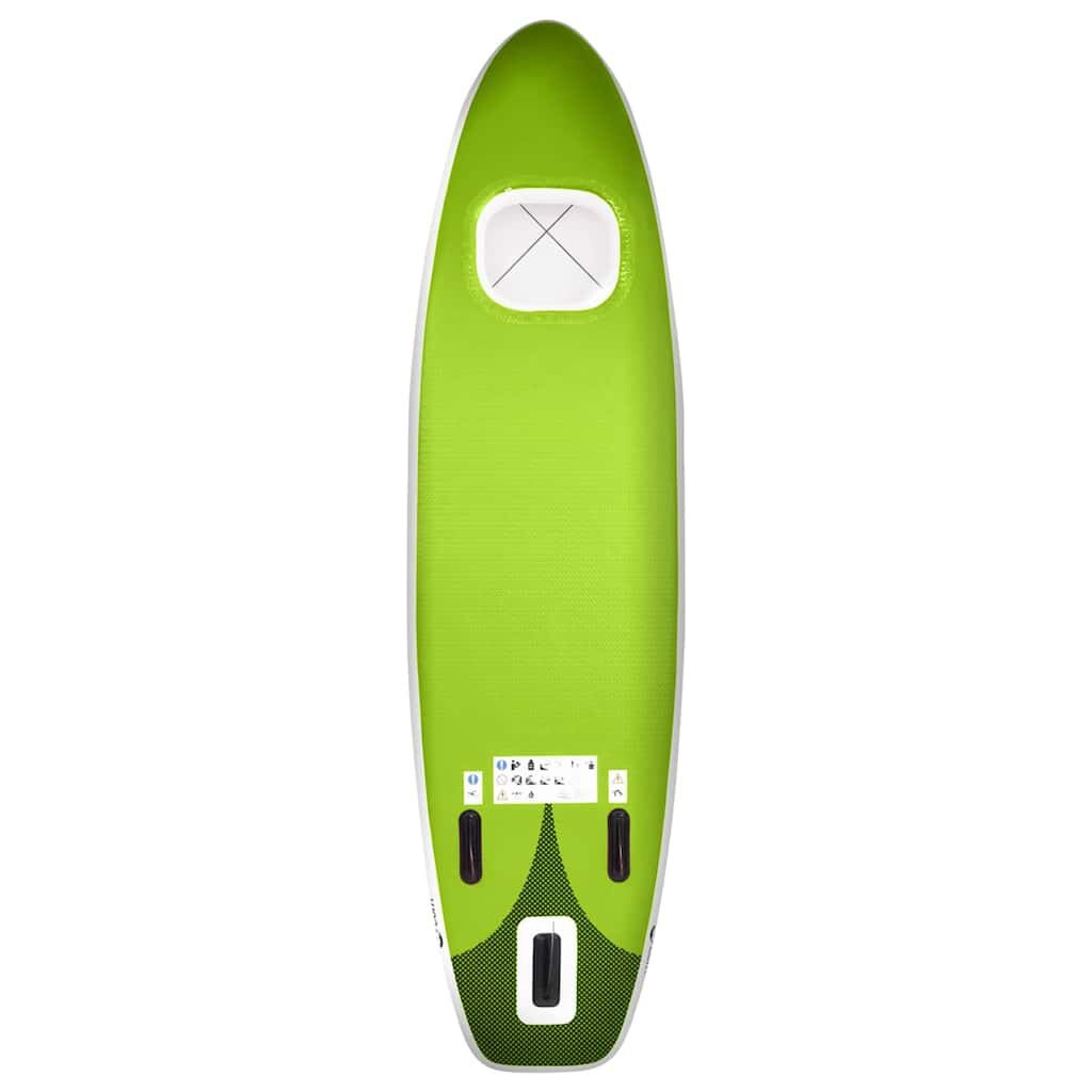 vidaXL Stand Up Paddleboardset opblaasbaar 300x76x10 cm groen