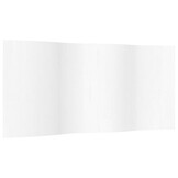 vidaXL Kamerscherm 165x400 cm bamboe wit