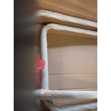 vidaXL Eetkamerstoelen 2 st kunstleer wit