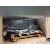 vidaXL Regisseursstoelen 2 st inklapbaar donkergrijs bamboe en stof