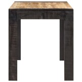 vidaXL Eettafel 140x70x76 cm massief ruw mangohout