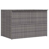 vidaXL Tuinbox 150x100x100 cm poly rattan grijs