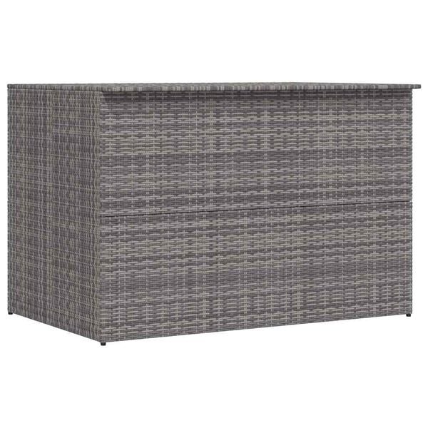 vidaXL Tuinbox 150x100x100 cm poly rattan grijs