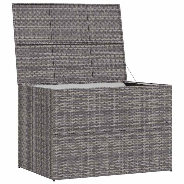 vidaXL Tuinbox 150x100x100 cm poly rattan grijs