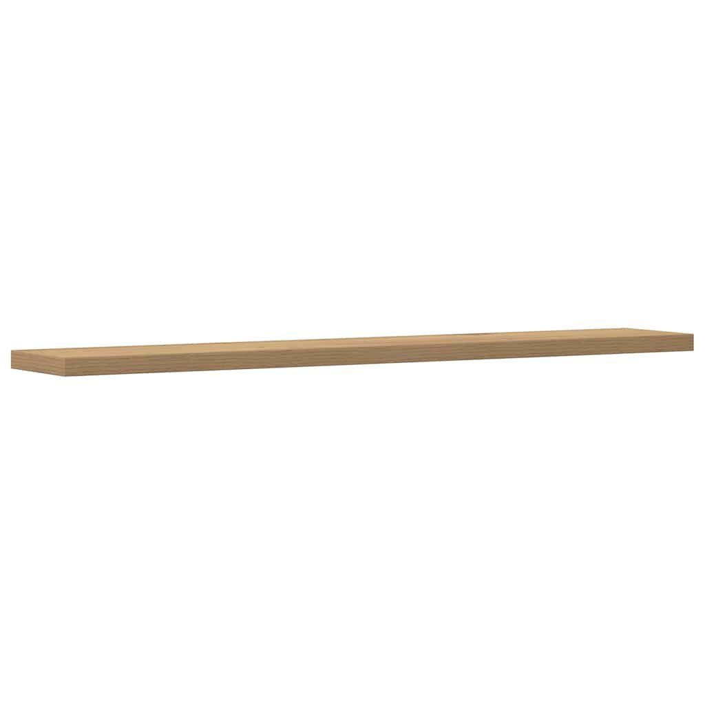 vidaXL Wandschappen 4 st 60x20x1,5 cm bewerkt hout artisanaal eiken
